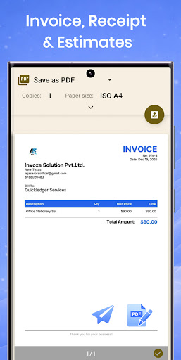 Invoice & Bill Generator App ekran görüntüsü