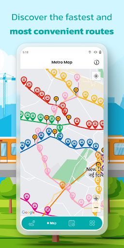 Metro Guide & Schedule - Delhi ekran görüntüsü