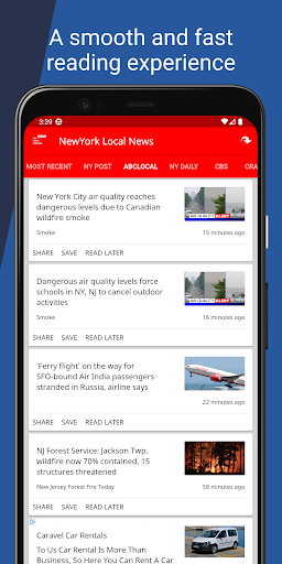 NewYork City Local News ekran görüntüsü