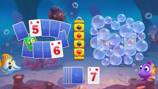 Solitaire TriPeaks Fish ekran görüntüsü