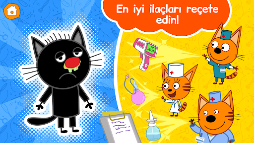 Üç Yavru Kedi: Doktor Oyunları ekran görüntüsü