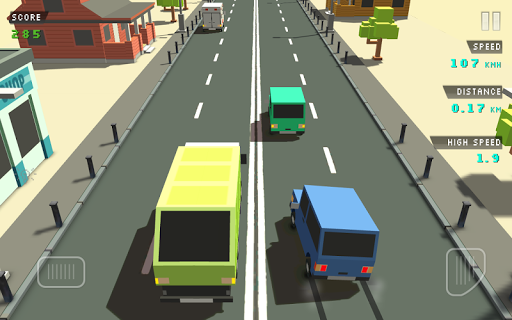 Blocky Traffic Racer ekran görüntüsü