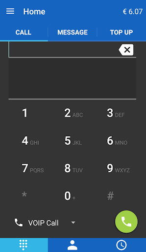 JustVoip voip calls ekran görüntüsü