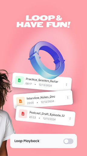 Reverse Play: Audio Recorder ekran görüntüsü