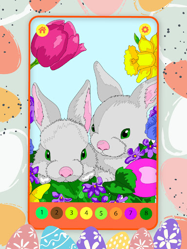 Honey Bunny Kids Coloring Book ekran görüntüsü