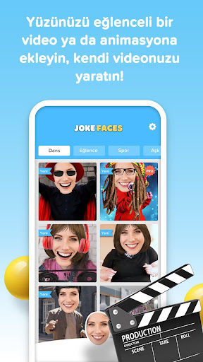 Jokefaces - Komik Video Yapma ekran görüntüsü