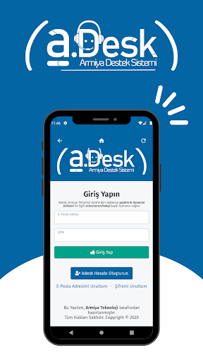 A-Desk ekran görüntüsü