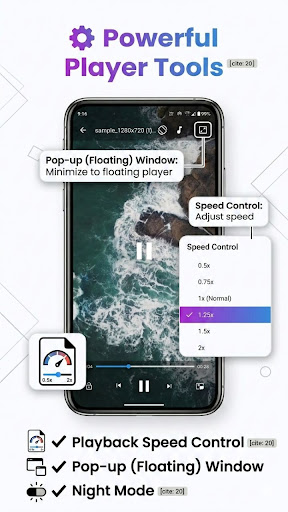 Vid Player: Video Audio Player ekran görüntüsü