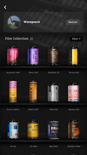 FIMO - Analog Camera ekran görüntüsü