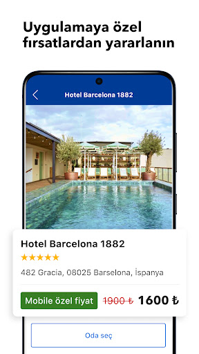 Booking.com Otel Rezervasyonu ekran görüntüsü