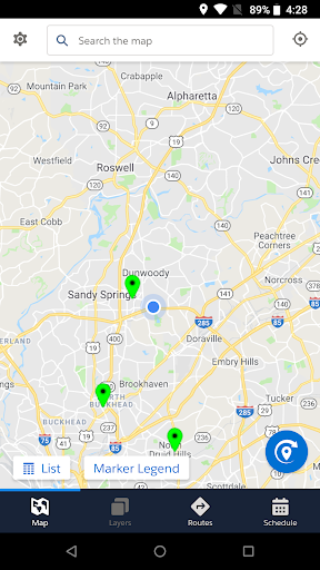Salesforce Maps ekran görüntüsü