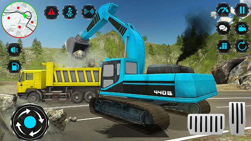 Heavy Excavator Rock Mining ekran görüntüsü