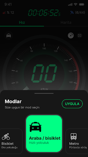 GPS Hız Ölçer Uygulaması ekran görüntüsü
