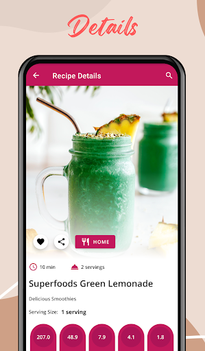 Delicious Smoothie Recipes ekran görüntüsü