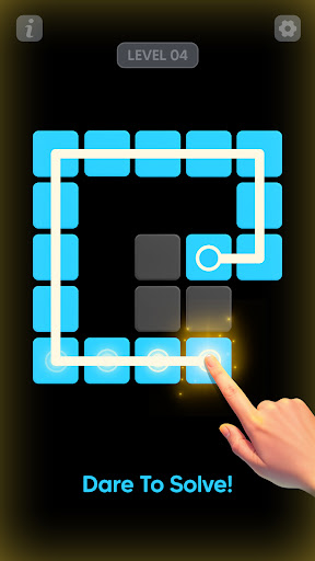 Single Line Block Fill Puzzle ekran görüntüsü