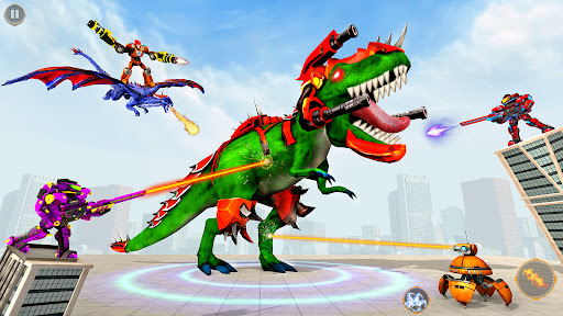 Dino Robot Car Game:Robot Game ekran görüntüsü