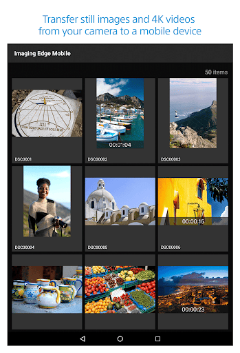 Sony | Imaging Edge Mobile ekran görüntüsü