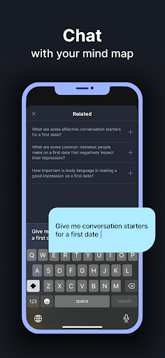 VisualMind: AI MindMap/Chatbot ekran görüntüsü