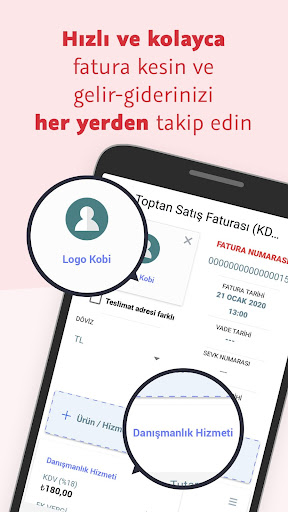 İşbaşı: Ön Muhasebe & e-Fatura ekran görüntüsü