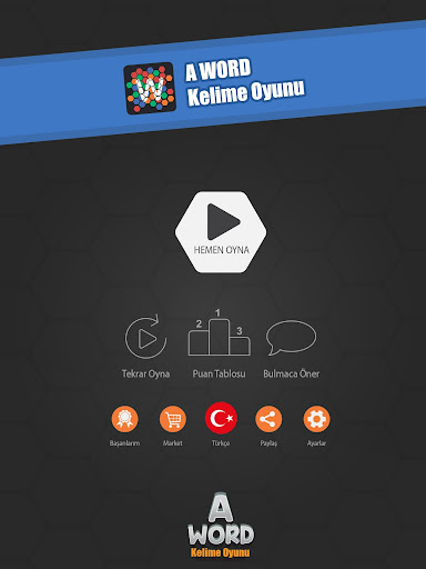 A Word Kelime Oyunu (Türkçe) ekran görüntüsü