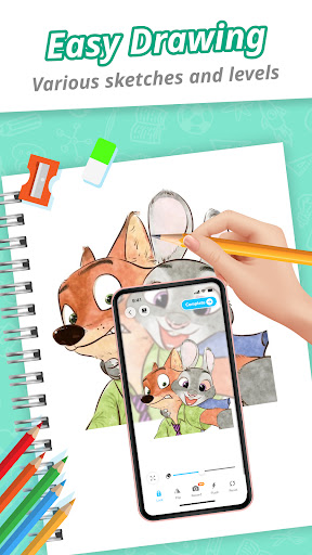 Draw Cartoon - AR Sketch App ekran görüntüsü