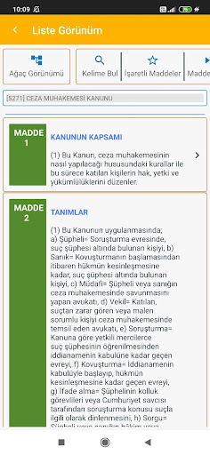 Ceza Muhakemesi Kanunu ekran görüntüsü
