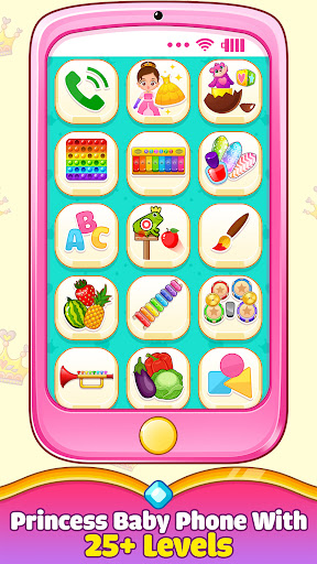 Princess Baby Phone Game ekran görüntüsü