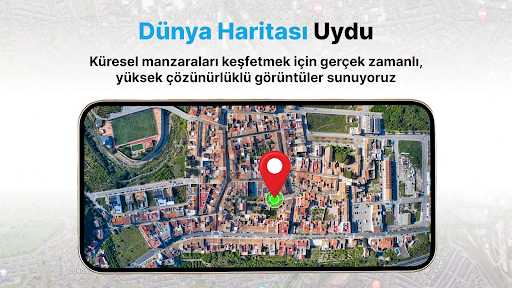 Dünya Haritası Uydu Canlı ekran görüntüsü
