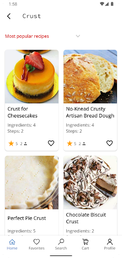 Pastry Recipes ekran görüntüsü