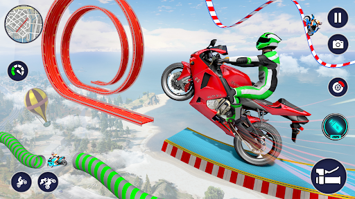 Motosiklet Dublör Oyunları 3D ekran görüntüsü