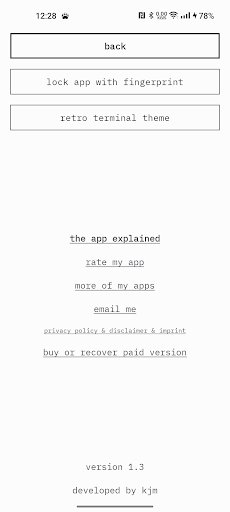 Encrypted Notes ekran görüntüsü