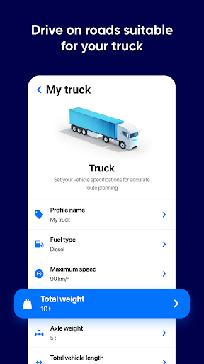 Eurowag Navigation - Truck GPS ekran görüntüsü