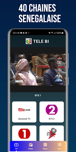 Senegal tv -Tele Bi ekran görüntüsü