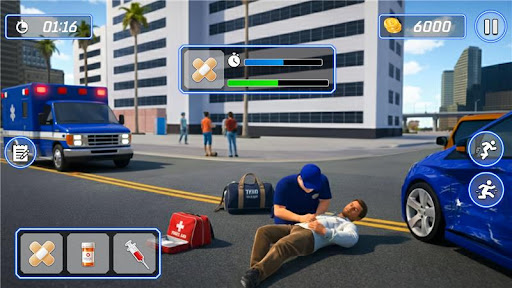Ambulance Doctor Hospital Game ekran görüntüsü