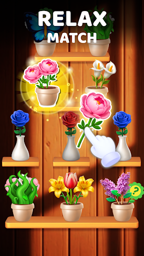Flowers Merge - Sort Games! ekran görüntüsü