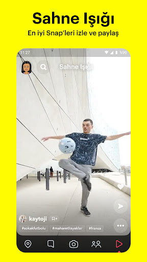 Snapchat ekran görüntüsü