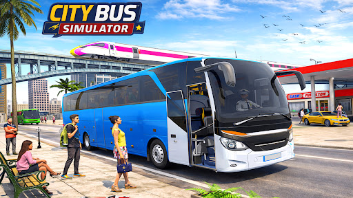 City Modern Bus Simulator 3d ekran görüntüsü
