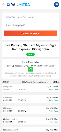 LiveTrain, PNR & Food Delivery ekran görüntüsü
