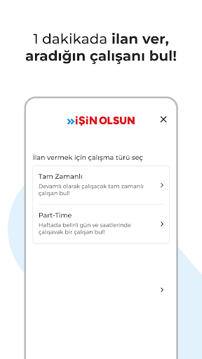 İşin Olsun: İş Bul & İlan ver ekran görüntüsü