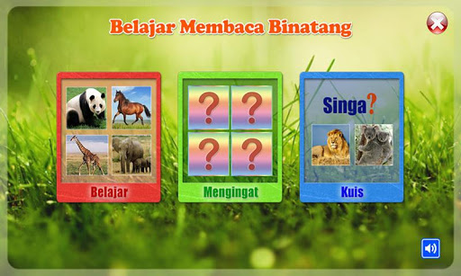 Belajar Membaca Binatang ekran görüntüsü