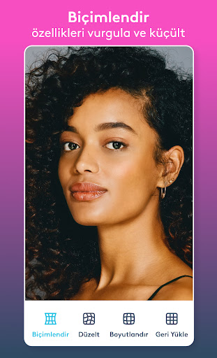 Facetune, Lightricks Editörü ekran görüntüsü