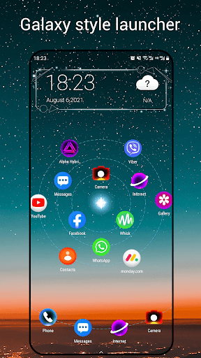 Newlook Launcher - Galaxy Star ekran görüntüsü
