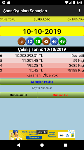 Şans Oyunları & Loto Sonuçları ekran görüntüsü