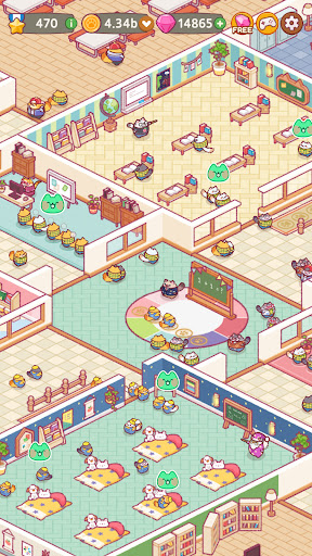 Cat School : Idle Cute Tycoon ekran görüntüsü