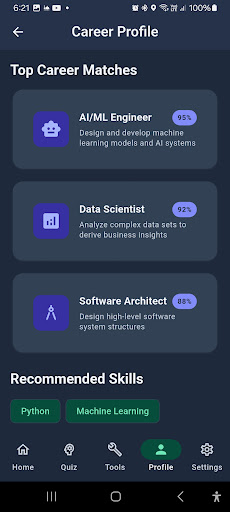 AI Compass ekran görüntüsü