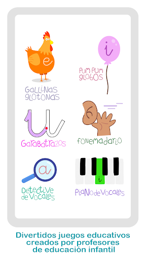Aprende las vocales ekran görüntüsü