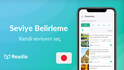 Readle Japonca Öğren: N5-N2 ekran görüntüsü