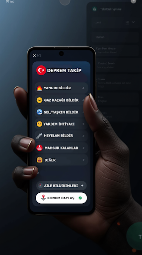 Deprem Ve Afet Uyarı Sistemi ekran görüntüsü