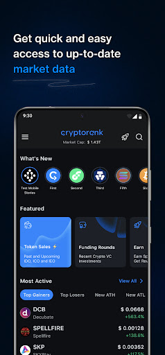 CryptoRank: Crypto Tracker App ekran görüntüsü
