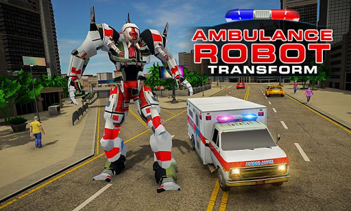 Robot Car Games: Ambulance 3D ekran görüntüsü